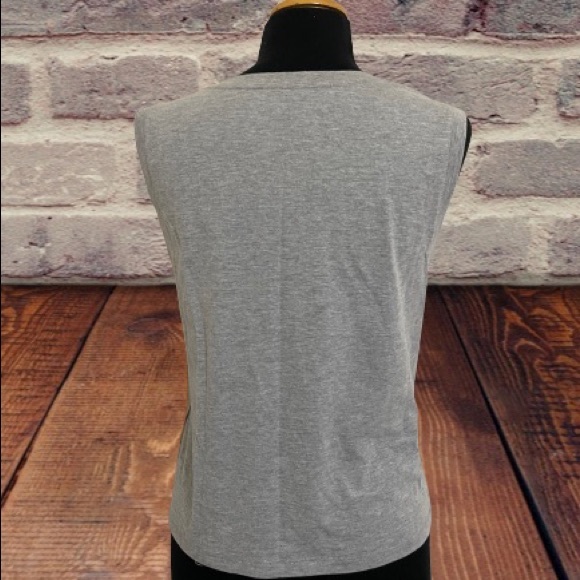 Womens Rae Dunn Stars and Stripes gray shirt small - Picture 3 of 4